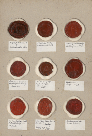 Lot 466, Auction  116, Siegelsammlung,  mit 1679 Lacksiegeln und 60 Papiersiegeln