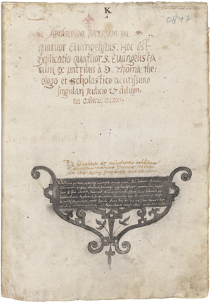 Lot 1029, Auction  116, Thomas von Aquin, Catena aurea. Basel, Michael Wenssler, 1476
