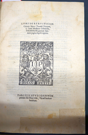 Lot 1056, Auction  116, Cato, Marcus Porcius, Libri De re rustica