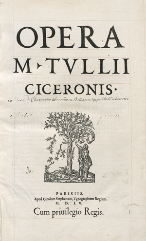 Lot 1058, Auction  116, Cicero, Marcus Tullius, Opera