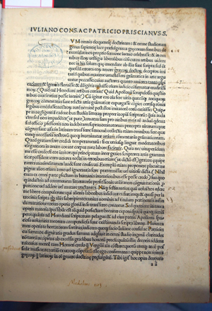 Lot 1117, Auction  116, Priscianus, De octo partibus orationis