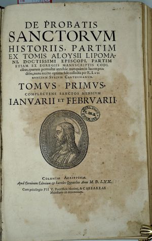 Lot 1128, Auction  116, Surius, Laurentius, De probatis sanctorum historiis