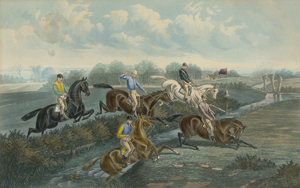 Lot 1219, Auction  116, Hester, Edward Gilbert und Sturgess, John - Illustr., The Doncaster Grand Steeple Chase