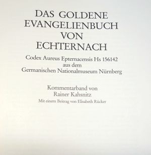 Lot 1263, Auction  116, goldene Evangelienbuch von Echternach, Das, Faksimile