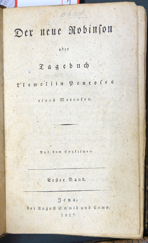 Lot 2252, Auction  116, Williams, William und Eagles, John - Hrsg., Der neue Robinson oder Tagebuch