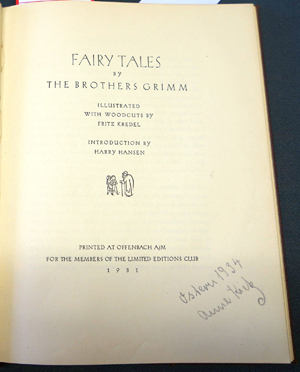 Lot 2322, Auction  116, Grimm, Gebrüder und Kredel, Fritz - Illustr., Fairy Tales