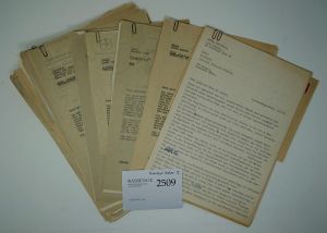 Lot 2509, Auction  116, Exil-Schriftsteller in der DDR, Konvolut Korrespondenz