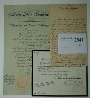 Lot 2541, Auction  116, Hoffmann, Heinrich, Brief 1844