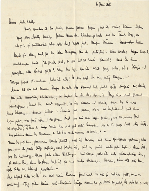 Lot 2611, Auction  116, Hahn, Otto, Brief 1918 an seine Frau