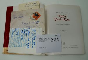 Lot 2613, Auction  116, Harrer, Heinrich, 2 Briefe + Beilage