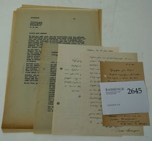 Lot 2645, Auction  116, Spranger, Eduard, 2 Briefe, 1 Postkarte + Beilagen