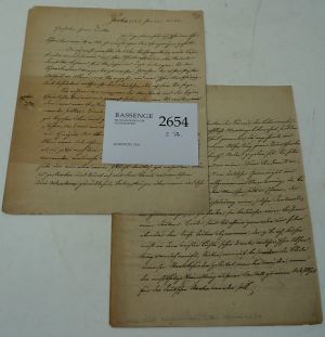 Lot 2654, Auction  116, Arnoldi, Ernst Wilhelm, 2 Briefe 1830