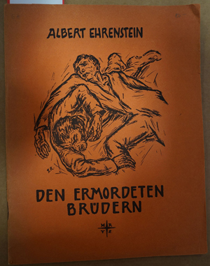 Lot 3190, Auction  116, Ehrenstein, Albert, Den ermordeten Brüdern (+ Beigabe)