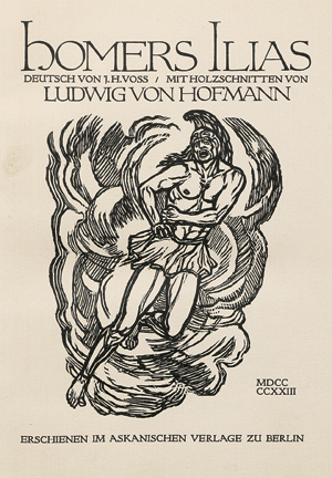 Lot 3300, Auction  116, Homer und Hofmann, Ludwig von, Ilias