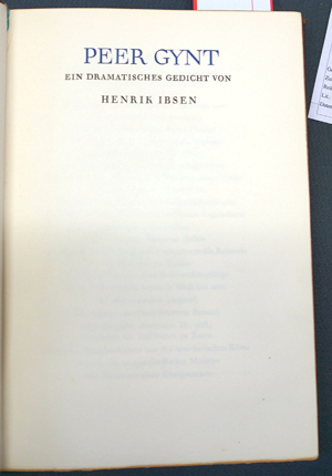 Lot 3326, Auction  116, Ibsen, Henrik, Peer Gynt