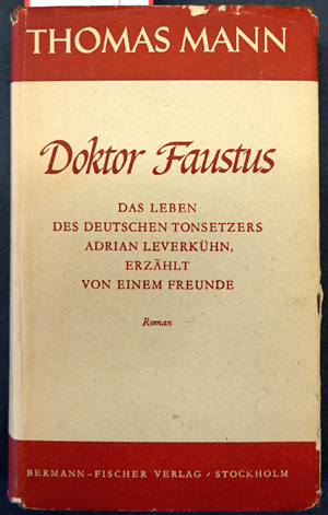 Lot 3399, Auction  116, Mann, Thomas, Doktor Faustus