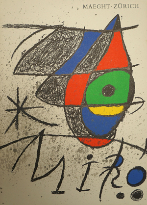 Lot 3416, Auction  116, Derrière le Miroir und Miró, Joan - Illustr., No 186
