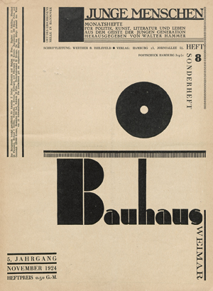 Lot 3552, Auction  116, Junge Menschen, Sonderheft Bauhaus Weimar