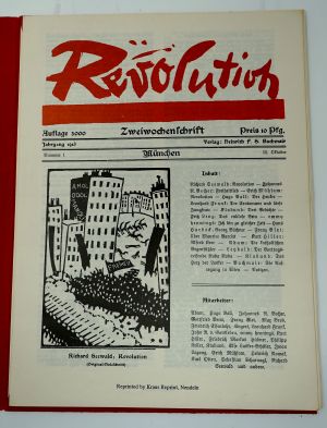Lot 3910, Auction  116, Revolution, Jahrgang 1 (1913) - Reprint