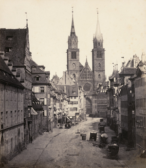 Lot 4070, Auction  116, Schmidt, Georg, Karolinenstrasse Lorenzkirche, Nuremberg