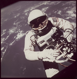 Lot 4239, Auction  116, NASA, Astronaut Ed White floating in space, Gemini IV