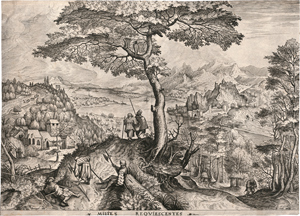 Lot 5035, Auction  116, Bruegel d. Ä., Pieter - nach, Landschaft mit rastenden Soldaten 
