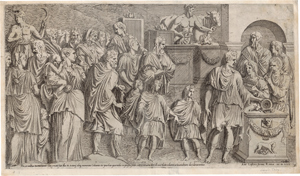 Lot 5054, Auction  116, Davent, Leon, Kaiser Antoninus bringt ein Opfer dar