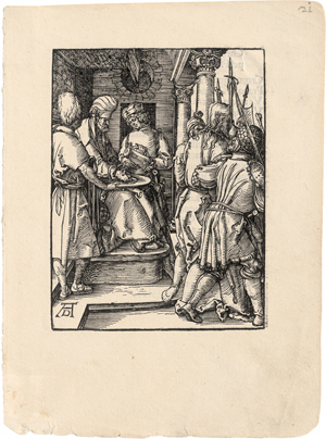 Lot 5061, Auction  116, Dürer, Albrecht, Pilatus wäscht sich die Hände
