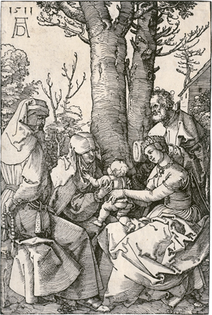 Lot 5070, Auction  116, Dürer, Albrecht, Die Hl. Familie mit Joachim und Anna 