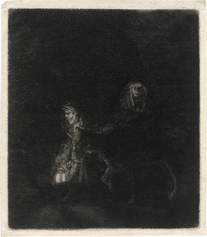 Lot 5163, Auction  116, Rembrandt Harmensz. van Rijn, Die Flucht nach Ägypten, Nachtstück