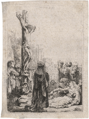 Lot 5165, Auction  116, Rembrandt Harmensz. van Rijn, Christus am Kreuze (kleine Platte)