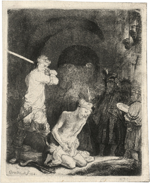 Lot 5167, Auction  116, Rembrandt Harmensz. van Rijn, Die Enthauptung Johannes des Täufers
