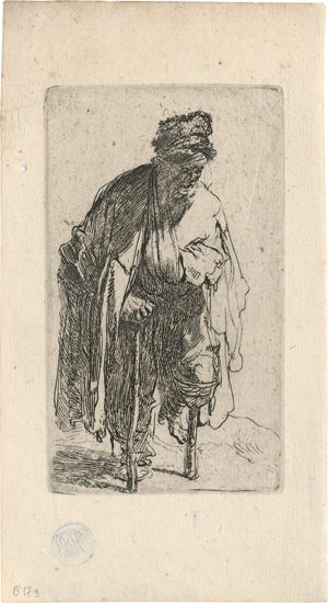 Lot 5177, Auction  116, Rembrandt Harmensz. van Rijn, Der Stelzfuss