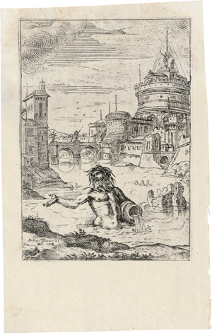 Lot 5231, Auction  116, Filocamo, Antonio - nach, Flussgott im Tiber; Hirte mit seiner Schafsherde