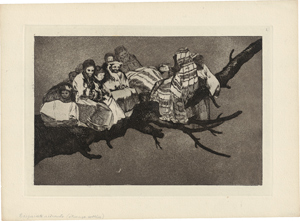 Lot 5241, Auction  116, Goya, Francisco de, Disperate Ridiculo (Andarse por las Ramas)