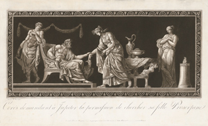 Lot 5270, Auction  116, Moitte, Jean-Guillaume - nach, Ceres bittet Jupiter um die Erlaubnis, ihre Tochter Proserpina zu suchen