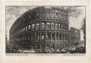 Lot 5287, Auction  116, Piranesi, Giovanni Battista, Veduta dell'Anfiteatro Flavio, detto il Colosseo