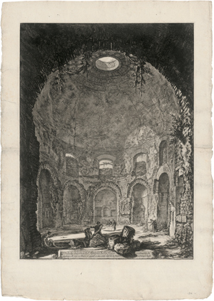Lot 5289, Auction  116, Piranesi, Giovanni Battista, Veduta Interna del Tempio della Tosse