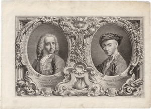 Lot 5319, Auction  116, Visentini, Antonio, Bildnis von Antonio Canale und Antonio Visentini