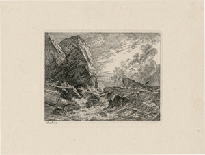 Lot 5325, Auction  116, Dahl, Johann Christian Clausen, Norwegische Seeküste während eines Sturmes". 