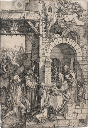 Lot 5512, Auction  116, Dürer, Albrecht, Die Anbetung der Könige