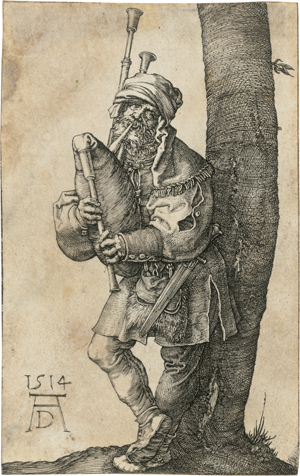 Lot 5518, Auction  116, Dürer, Albrecht, Der Dudelsackpfeifer