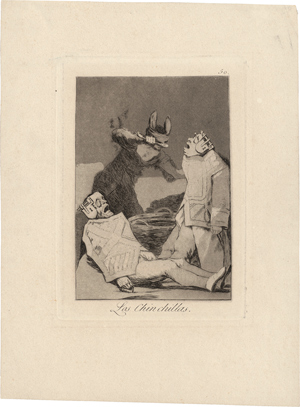 Lot 5544, Auction  116, Goya, Francisco de, Los Chinchillas
