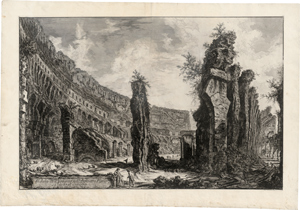 Lot 5651, Auction  116, Piranesi, Giovanni Battista, Veduta dell'interno dell'Anfiteatro Flavio detto il Colosseo