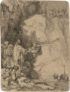 Lot 5663, Auction  116, Rembrandt Harmensz. van Rijn, Die kleine Auferweckung des Lazarus