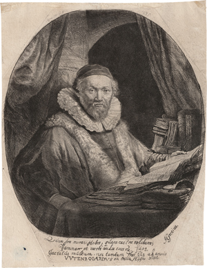 Lot 5673, Auction  116, Rembrandt Harmensz. van Rijn, Bildnis des Jan Uytenbogaert