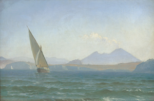 Lot 6151, Auction  116, Blache, Christian Vigilius, Segelschiff vor Ischia