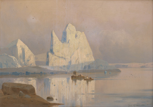 Lot 6153, Auction  116, Andersen, Julius, Umiak und Kajak in den Eisfjorden Grönlands