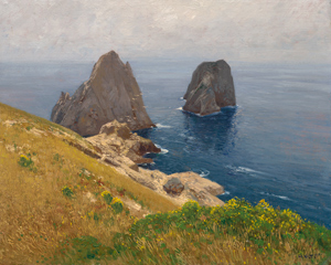Lot 6208, Auction  116, Wilt, Hans, Die Küste von Capri mit Blick auf die Faraglioni