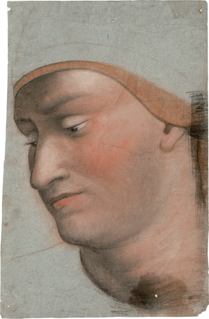 Lot 6663, Auction  116, Florentinisch, 17. Jh. Kopfstudie eines Papstes mit Tiara